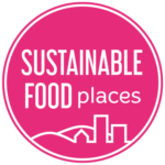 Pink Sustainable Food Places logo