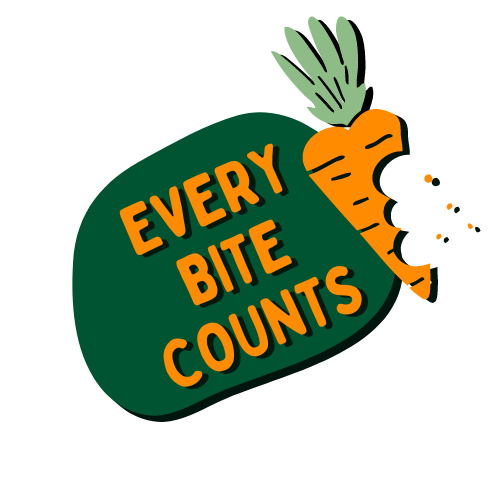 Every Bite Counts logo with a half-eaten carrot