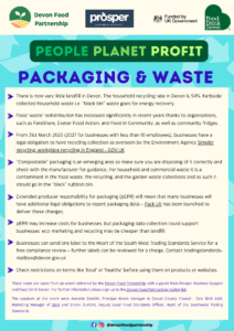 PPP Packaging & Waste summary notes