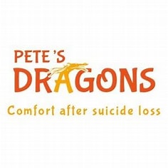 Petes Dragons logo offering comfort after suicide loss