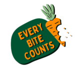 Every Bite Counts logo with a half-eaten carrot