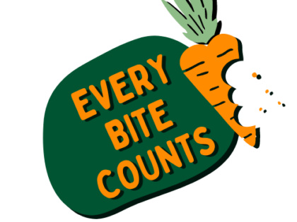Every Bite Counts logo with a half-eaten carrot