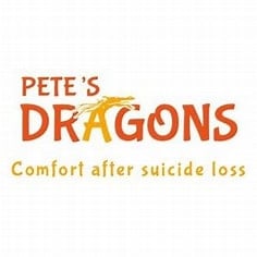 Petes Dragons logo offering comfort after suicide loss